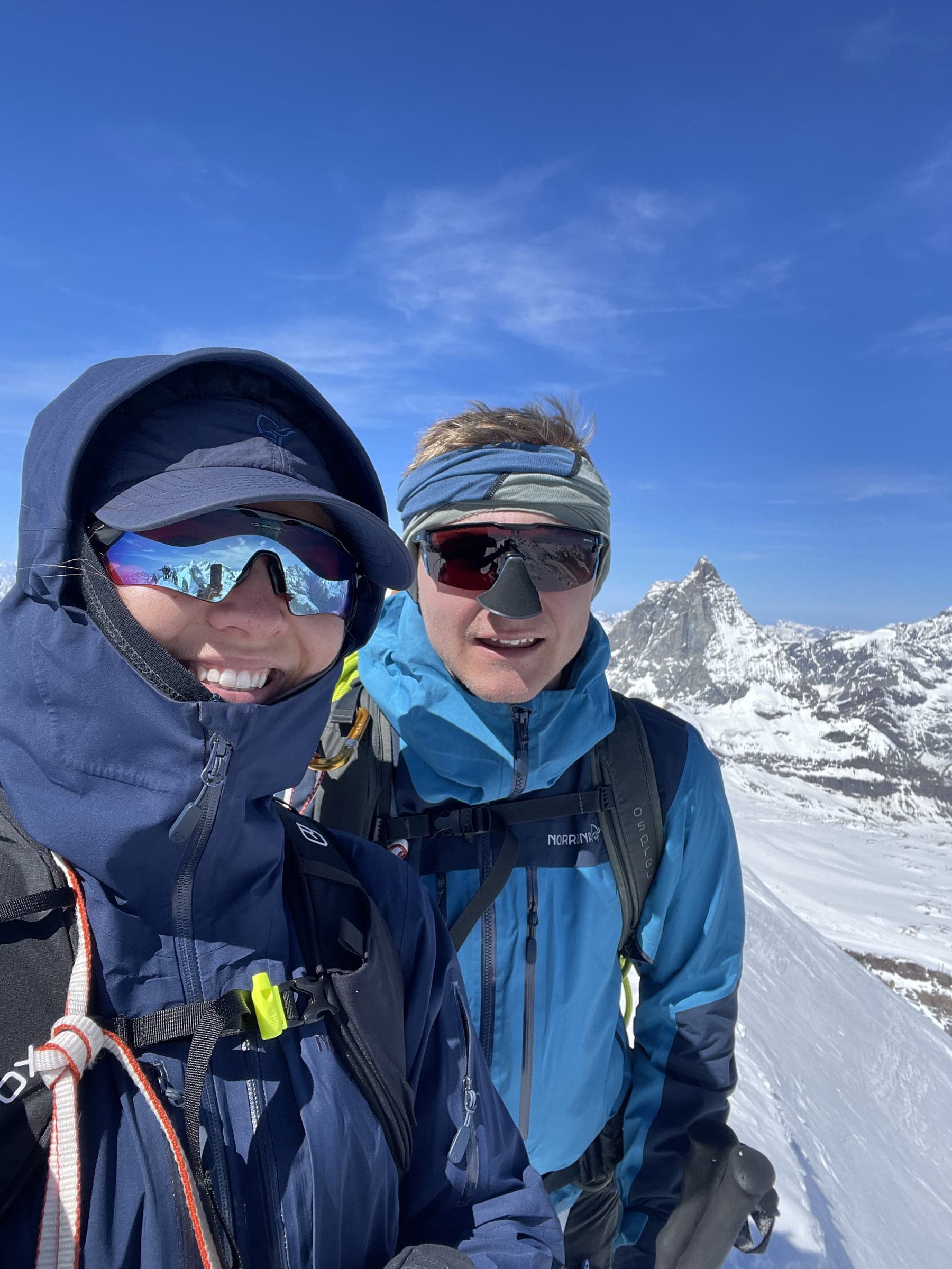 Martine og Mats på tur sammen i Zermatt.
